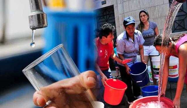 Sedapal recomienda a los ciudadanos tomar precauciones y almacenar agua para cubrir sus necesidades básicas durante el corte de agua. Foto: composición LR/La República