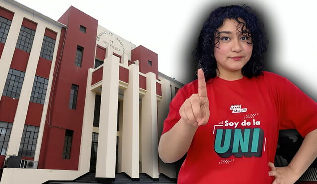 Grecia Jiménez, de 18 años, reside en el distrito de San Juan de Lurigancho y realizó sus estudios en el colegio estatal Mariano Melgar. Foto: composición LR / UNI / Academia César Vallejo.