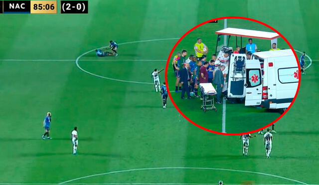 Juan Manuel Izquierdo estuvo presente en el encuentro entre Nacional vs. Sao Paulo. Foto: captura/ESPN