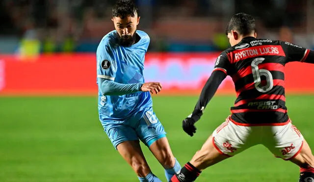 Bolívar enfrentó a Flamengo por los octavos de final de la Copa Libertadores. Foto: AFP