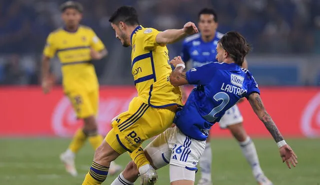 Boca Juniors visitó a Cruzeiro en Belo Horizonte por los octavos de final de la Sudamericana. Foto: AFP