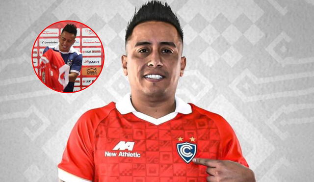 Christian Cueva había firmado contrato con Cienciano hasta finales del 2024. Foto: composición LR/Cienciano