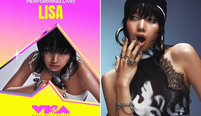 Lisa, la más joven de BLACKPINK, anteriormente marcó un hito al ser la primera idol de k-pop solista que ganó en los premios de la MTV. Foto: composición LR/MTV/LLOUD