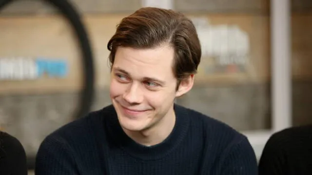 Bill Skarsgård. Joven actor y modelo regresó a la pantalla grande en una nueva versión de 'El Cuervo'. Foto: AFP