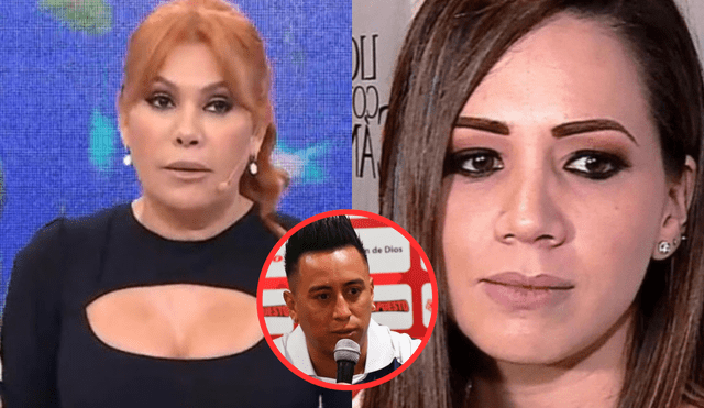 Magaly Medina envía un mensaje contundente tras no poder revelar las conversaciones entre Melissa Klug y el futbolista peruano. Foto: composición LR/difusión/Magaly TV, la firme