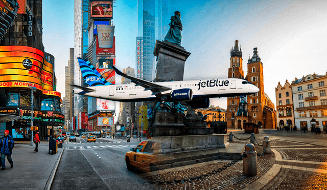 Viajar a Estados Unidos y seleccionar Europa como tu próximo destino son prácticas habituales de los turistas gracias a sus avances tecnológicos. Foto: Composición LR/Gerson Cardoso