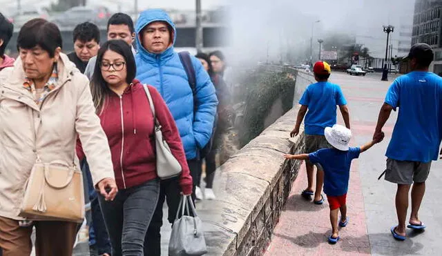 Estas condiciones climáticas se extenderán hasta el domingo 25 de agosto, debido a la baja temperatura superficial del mar y vientos del sur, según el Senamhi. Foto: composición LR/difusión