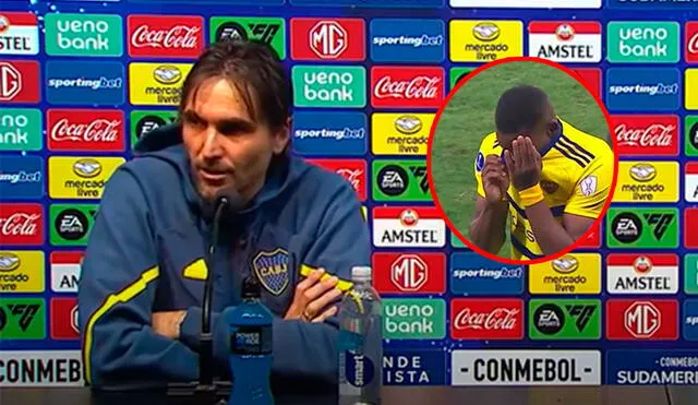 Diego Martínez resaltó la importancia de Luis Advíncula en el plantel de Boca Juniors. Foto: composición LR/captura de DSports