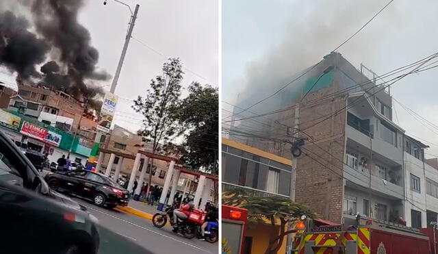 El incendio ya ha sido controlado por el Cuerpo General de Bomberos. Foto: composición LR/difusión