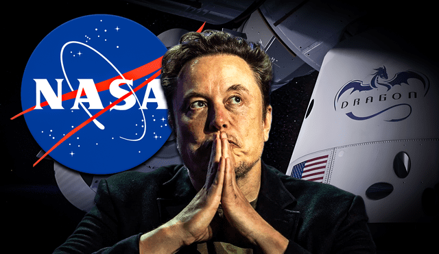 Una posible misión de rescate por parte de la NASA, podría tener la participación de Elon Musk y Space X. Foto: Composición LR | NASA | CNN | The Economist