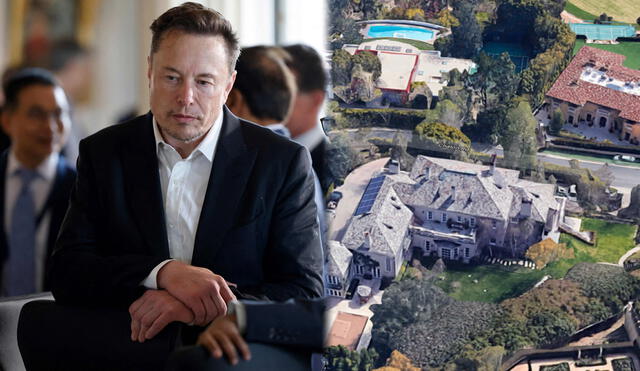 El CEO de Tesla prestó más de US$ 6 millones de dólares a una pareja que ahora vive en una mansión sin pagar renta. Foto: composición LR | Prensa Libre | Google Maps