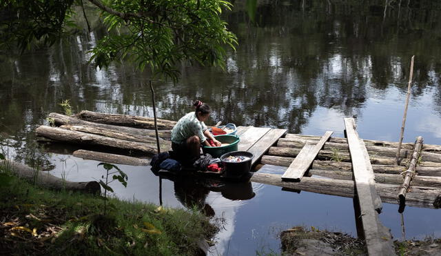 Familias en la selva aún se ven afectadas tras el incidente. Fuente: Difusión