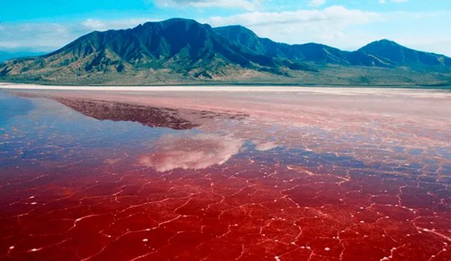 Este lago podría causar una potencial de una catástrofe. Foto: Histórico el salvador