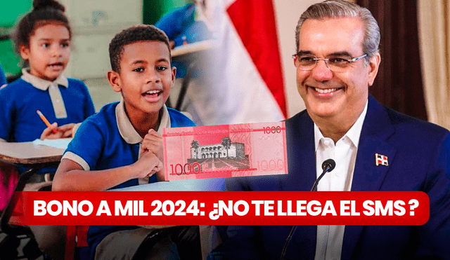 Padres de estudiantes en escuelas públicas de República Dominicana que deben recibir el Bono a Mil para gastos escolares, reportan no haber recibido el código de cobro. Foto: composición LR / MINERD