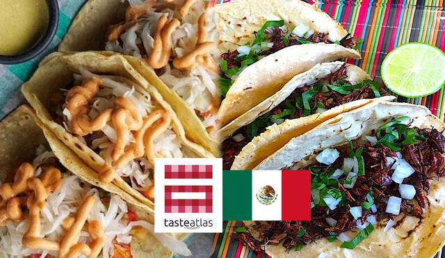 Taste Atlas catalogó en su ranking a 23 variedades de tacos de México y Estados Unidos. Foto: composición LR / México Ruta Mágica / larecetadelaabuelita / YouTube