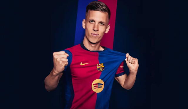 Dani Olmo se coronó campeón de la Eurocopa 2024 con la selección de España. Foto: Barcelona