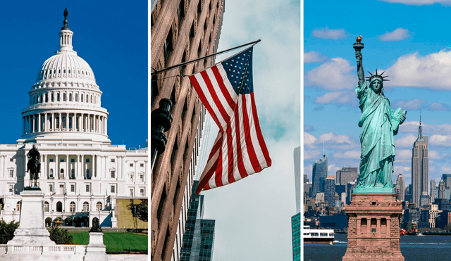 Nueva York y Washington se encuentran en Estados Unidos. Foto: composición LR/AFP