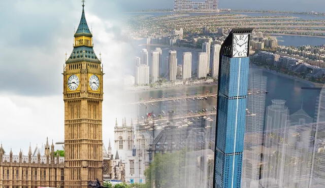 El país que superará a Reino Unido con la torre de reloj más alta del mundo: no es EE. UU. Foto: composición LR | The Telegraph | Aeternitas Dubai