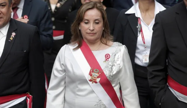 Dina Boluarte: su gobierno trajo la recesión. Foto: difusión