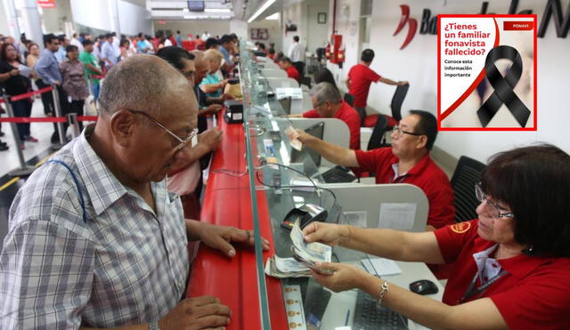 Los deudos de los fonavistas fallecidos a partir de los 93 años al 31 de agosto, podrán cobrar su dinero desde este 27 de agosto. Foto: composición LR/Andina