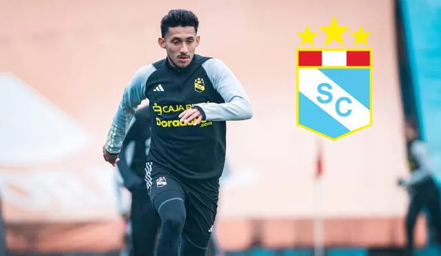 Christofer Gonzales jugó en Universitario antes de llegar a Sporting Cristal. Foto: composición LR/Sporting Cristal/X