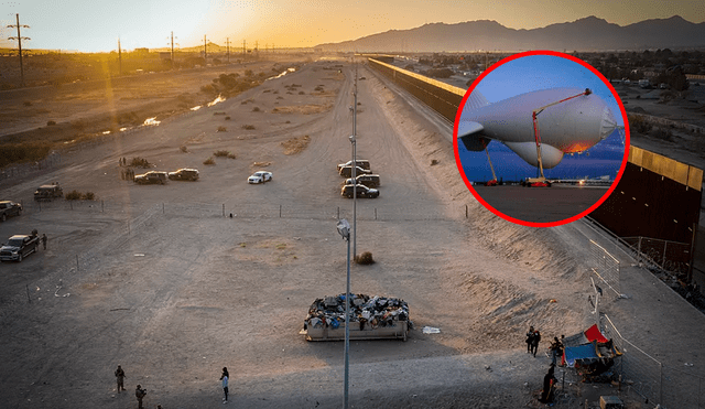 Los globos aerostáticos ofrecerán 'ayuda' a los migrantes que lo requieran. Foto: composición LR/CBP