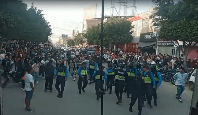 Herido fue llevado hasta hospital, en tanto la policía investiga al detenido. Foto: captura de pantalla/ municipalidad de Chiclayo