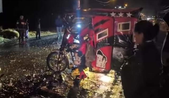 Joven viajaba en su motocicleta cuando sufrió el accidente. Foto: Andina