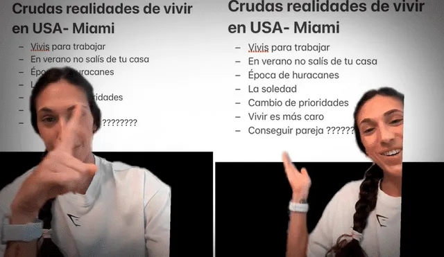 Una usuaria latina se volvió viral al explicar las dificultades de vivir de Estados Unidos. Foto: composición LR/TikTok