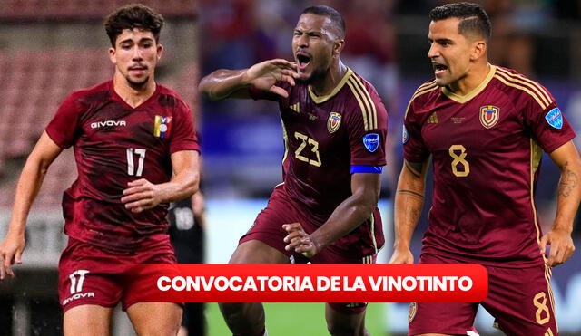 La Vinotinto mezclará experiencia y juventud para los duelos ante Bolivia y Uruguay. Foto: composición LR / FVF / AFP