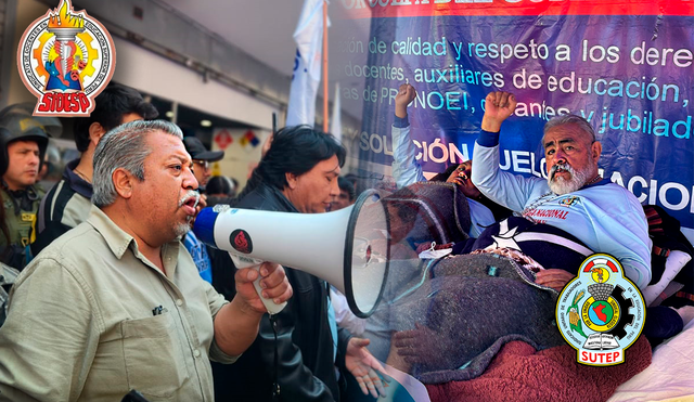 Sidesp y Sutep se unen para reclamar los acuerdos con el Ministerio de Educación. Foto: composición LR/Rosario Rojas