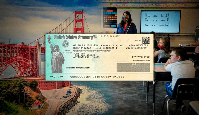 En el estado de California se anunciará el pago del cheque de estímulo para los estudiantes. Foto: composición LR/Freepik/LA Times