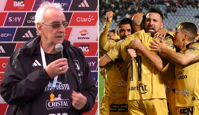 Jorge Fossati dejó de lado a un delantero que viene teniendo una buna temporada esta segunda mitad de la Liga 1. Foto: composición de LR/captura de ATV/Cusco FC | Video: L1 Max