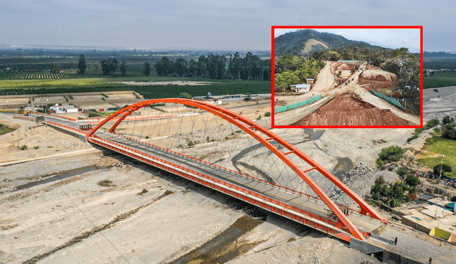 Puente en San Martín tendrá más de 500 metros de largo. Foto: composición LR/MTC