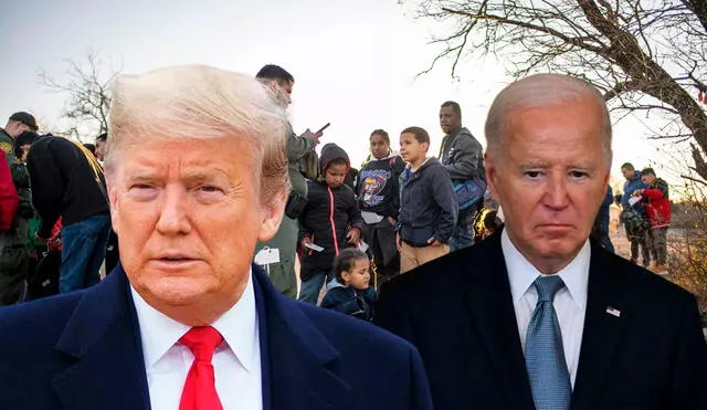 Suspenden plan de Biden que beneficiaba a los inmigrantes tras demanda de partido de Trump. Foto: composición LR | AFP