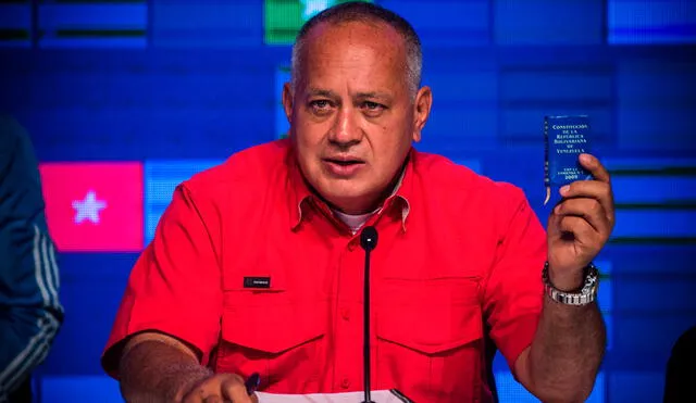 Cabello indicó que la Asamblea Nacional está facultada para proceder con la destitución de Delpino. Foto: AFP