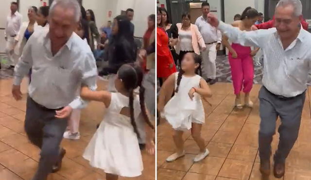 "La niña baila mejor que los adultos", resaltaron usuarios en redes. Foto: composición LR/ TikTok