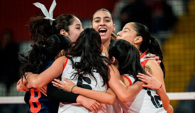 Monge, Vega, Moreano y Chanca también fueron parte de la selección peruana sub-17. Foto: Alex Melgarejo vía @dosisdevoleibol/X