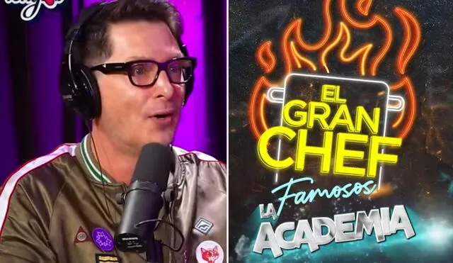 El conductor Cristian Rivero habló sobre 'El gran chef famosos' y 'Yo soy' en el podcast de Jesús Alzamora, 'La lengua'. Foto: composición LR/YouTube/Latina