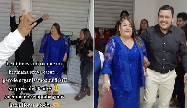 "Qué hermosa sorpresa", reaccionaron usuarios. Foto: composición LR/ TikTok