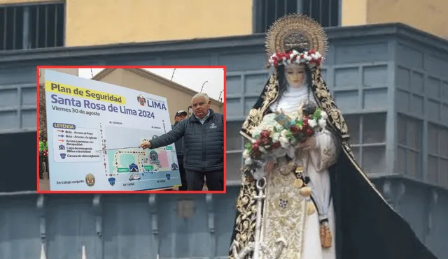 Miles de peruanos llegan al Santuario de Santa Rosa de Lima el 30 de agosto. Foto: Difusión