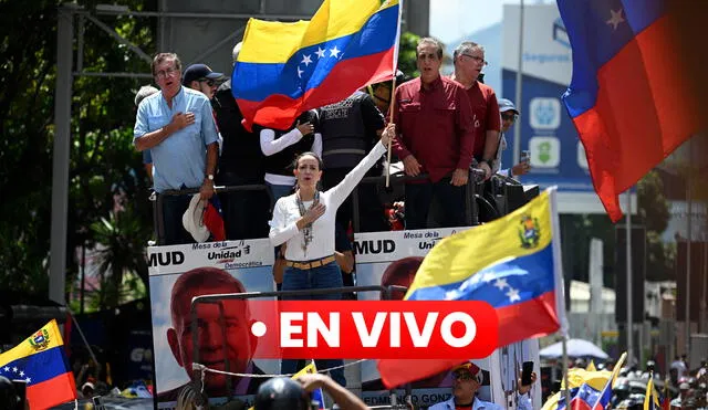 La oposición exige la publicación de las actas y el respeto de la voluntad popular. Foto: composición LR/AFP