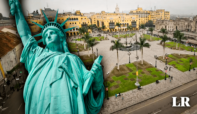 La Estatua de la Libertad es, probablemente, el monumento más famoso de New York y Estados Unidos. Foto: composición LR - Gerson Cardoso