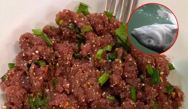 Esta ensalada se hace con pescado crudo proveniente del río Mekong. Foto: captura/Zee News