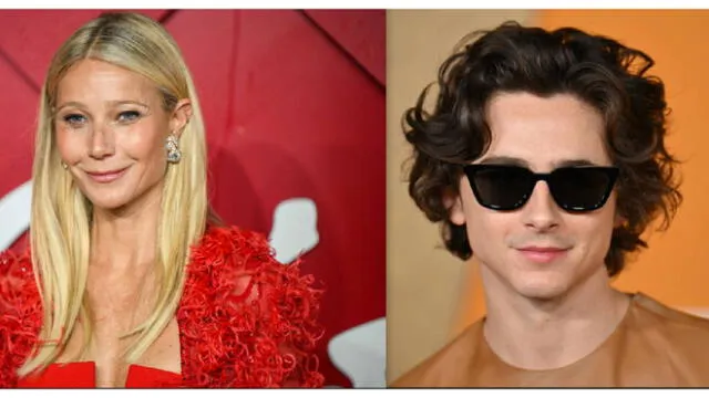 Gwyneth Paltrow y Timothée Chalamet. Se juntan proyecto cinematográfico de director neoyorkino Josh Safdie Foto: composición LR