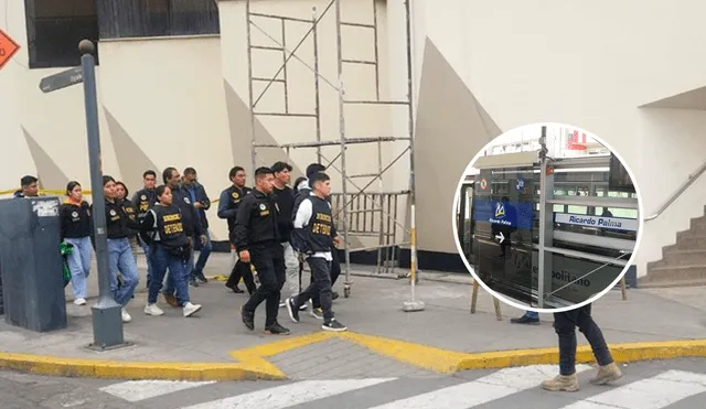 Cuatro personas fueron detenidas por la PNP. Foto: ATU