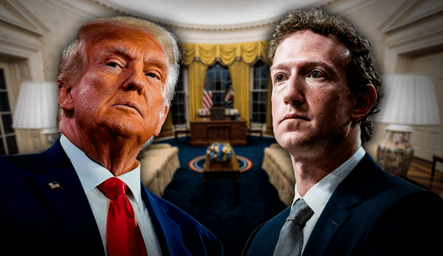 Las discrepancias entre el expresidente y el creador de Facebook aumentan a medida que se acerca la próxima contienda electoral presidencial. Foto: Composición LR | CNN | AP | Europa Press