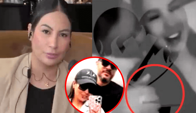 Pamela López fue relacionada con la pareja de su amiga Nardha Velarde, Luis Rodríguez. Foto: Composición LR/Captura Willax TV/Captura ATV