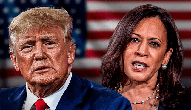 Donald Trump y Kamala Harris son los candidatos que lideran la intención de voto en Estados Unidos. Foto: Composición LR/Jazmin Ceras