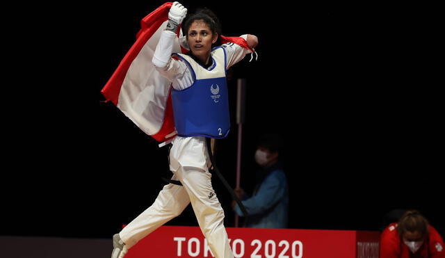  Angélica Espinoza durante su participación en los Juegos Paralímpicos Tokio 2020. Foto: difusión   